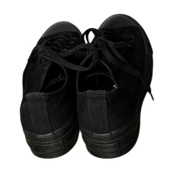 CONVERSE Solid Black Chuck Taylor All Star Lift Sneaker SZ 8 - Picture 4 of 10